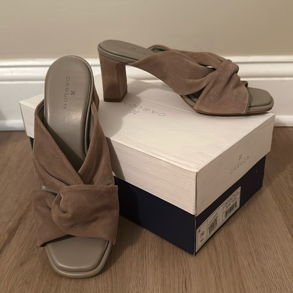 Suede Heels